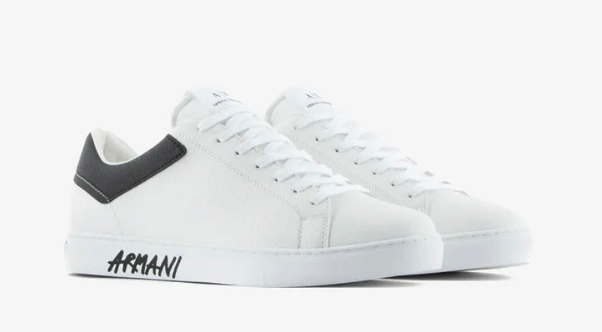 Armani Exchange White Sneakers